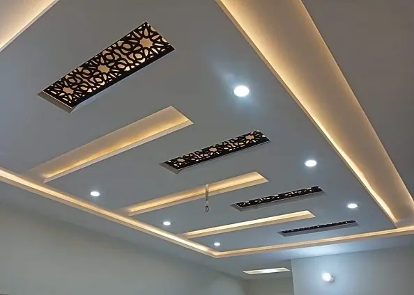 ak electricals and interiors modular False Ceiling Room Designs hyderabad 